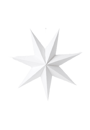 Åhléns Home Adventsstjärna IVY 50 cm Belysning Vit ONESIZE