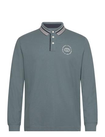Basic Longsleeve Polo Tom Tailor Blue