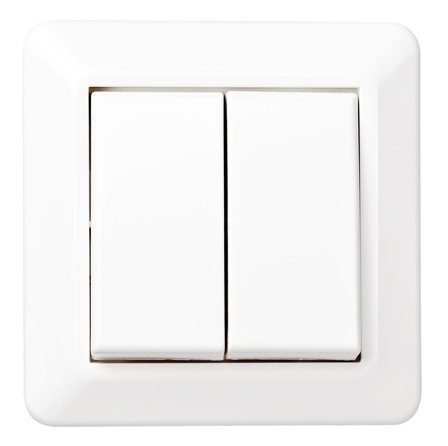 Elko EKO07354 Vaihtokytkin IP20, halogeeniton Kaksoisportaat, Kytkimet & pistorasiat