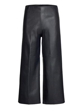 Dowiesz Pants Trousers Leather Leggings/Bukser Sort Saint Tropez