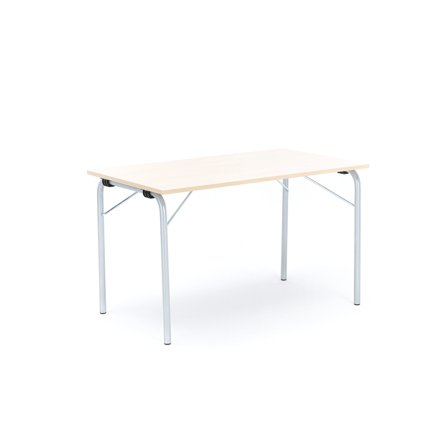 Klapptisch NICKE, 1200x700x720 mm, verzinkt, Laminat Birke