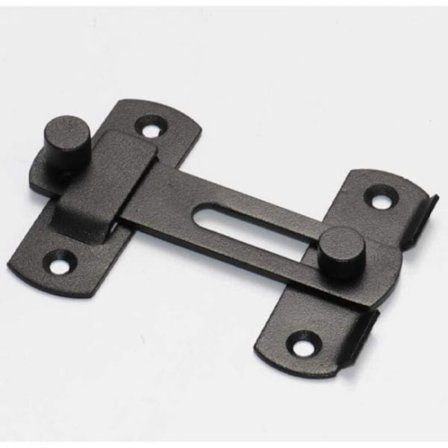 Låse til låvedør i antikk stil, dørhåndtak til vinskap, veggmontert skap