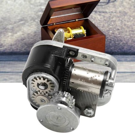 Musikkassebevegelse 18 Noter Enkel Betjening Terapeutisk Avslappende Effekt Opptrekkbar Musikkbevegelse for DIY Reparasjon Gave