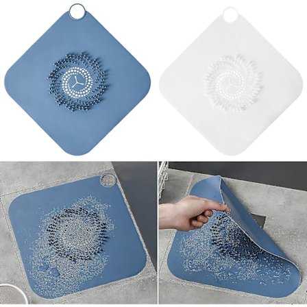 Suodatin suihkun viemäriin, 2 kpl silikoni suihkun hiusviemäri, suihkun viemärisuojat helppo asentaa ja puhdistaa kylpyhuoneen viemäreihin