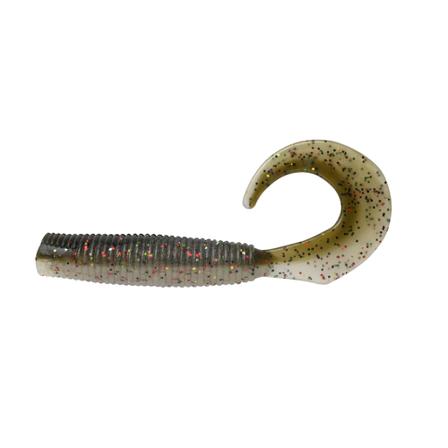 Daiwa Bait Junkie 4" Grub 5-pack Red Bait Glow