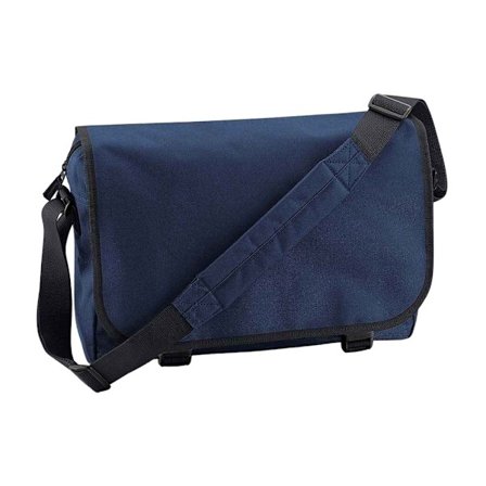 Bagbase Contrast Detail Messenger Bag One Size French Navy