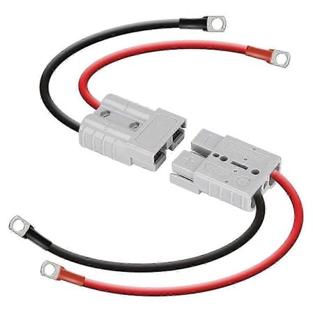 Anderson-liitin 50A Sarja Anderson-pistoke 8 AWG 30cm Akku Kaapelit Vedenpitävät Pikaliittimet yhteensopiva Lifepo4:n kanssa