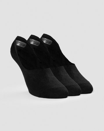 ICANIWILL - Invisible Socks 3-pack Black - Naiset - Treenivaatteet ICIW:ltä