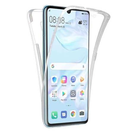 Coque integral 360° - Kompatibel med Huawei P30 Pro - Dobbelt beskyttelse klar