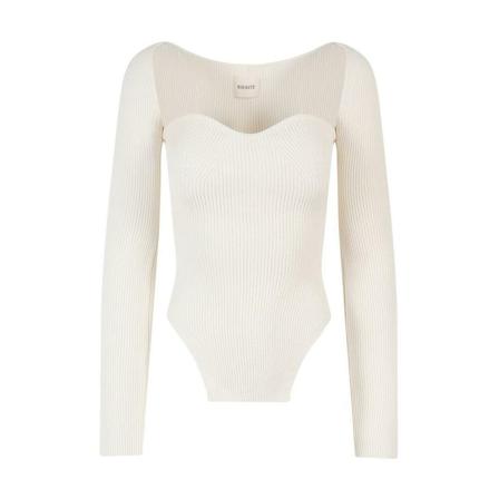 Khaite, Body Beige, Dames, Maat:M