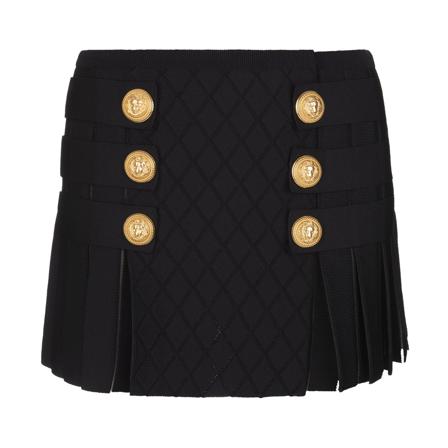 Balmain Rok , Zwart , Dames , Maat: S Korte rokken