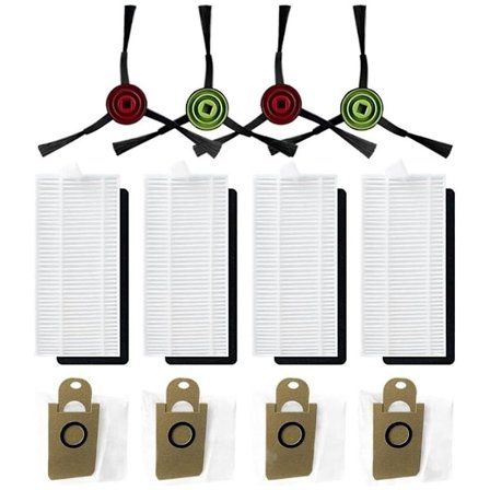 Reservdel Sidoborste Hepa Filter Dammpåse För T10s Robotdammsugare