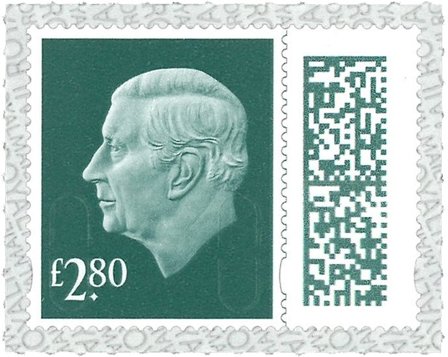 England - Dagligmærke 2024 Kong Charles III - Postfrisk frimærke