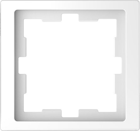 Schneider Electric MTN4010-6535 Kombinasjonsramme 1-roms, t-plast Lotus, hvit, Strømbrytere & vegguttak