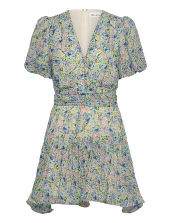 Malina | Lone V-Neck Chiffong Mini Dress | 42