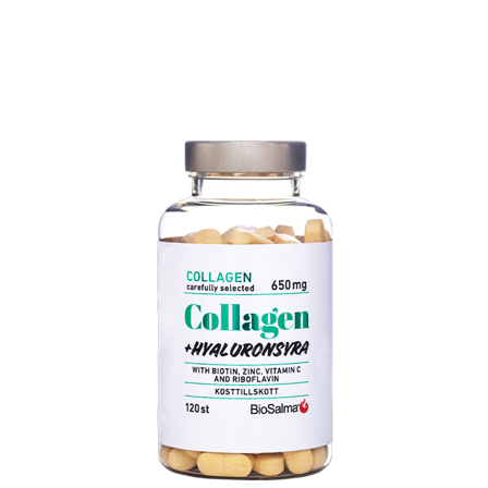 BioSalma Collagen Hyaluronsyra 120 tabletter
