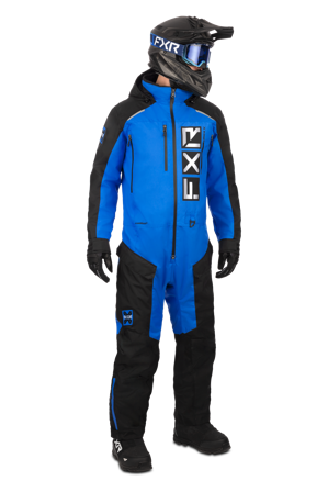 Anzug FXR Recruit Lite Schwarz/Blau S