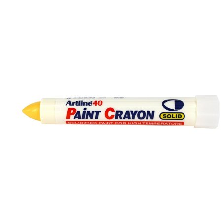 ARTLINE Märkkrita Rund 40 Paint Cray gul - Lyreco - Kontorsmaterial - Pennor - Märkpennor - Rund spets