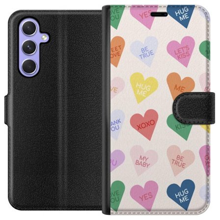 Yhteensopiva Lompakkokotelo Samsung Samsung Galaxy A54 Karkkisydämet