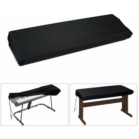 88 Tangenter Klaver Keyboard Beskyttende Betræk 1342919cm, Digital Klaver Beskyttende Betræk Støvfri Betræk med Elastisk Reb, Fladt Betræk, Elektrisk 