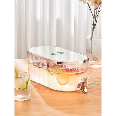 Dryckesautomat med tapp 5,3 l kylskåp Juice Water Cocktail Kanna - Snngv