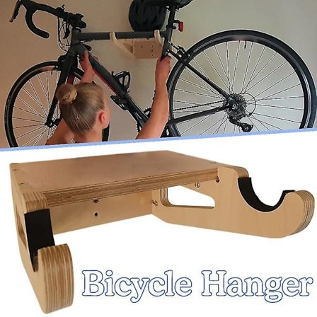 Sykkelveggmontert Henger Tre Innendørs Oppbevaringsstativ For Landevei/terrengsykler