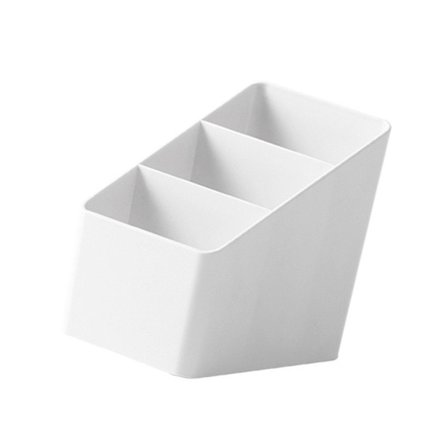 Stabelbar Pennekopp 3 Rom Skrivebord Penneorganisatorer Sminkekost Oppbevaringsboks