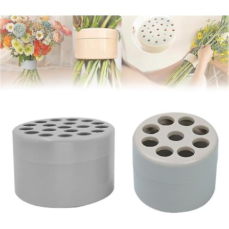 Spiral Ikebana Stjälkhållare, Spiral Stjälkhållare för Vas, Blomsterarrangemang Hållare Bukett Twister, Blomsterarrangör Verktyg Shaper(Stor,Grå)