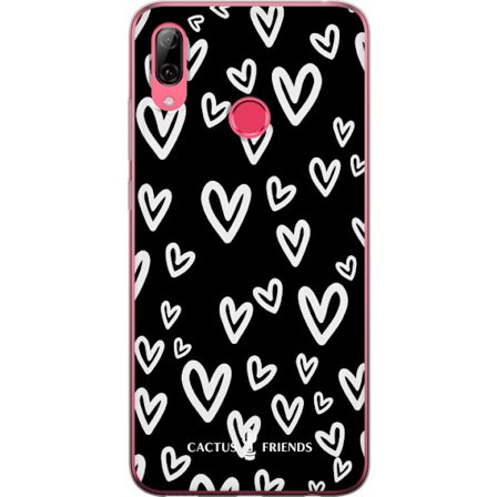 Yhteensopiva Puhelinkuori Huawei Huawei Y7 (2019) Cactus and Friends - Handdrawn Love Chaos