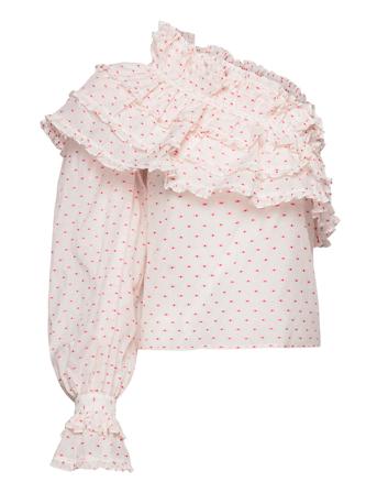 Dilma By Nbs Bluse Langermet Hvit Custommade
