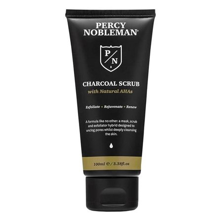 Percy Nobleman Charcoal Scrub 100 ml, Mænd, Ansigtspleje, Masker