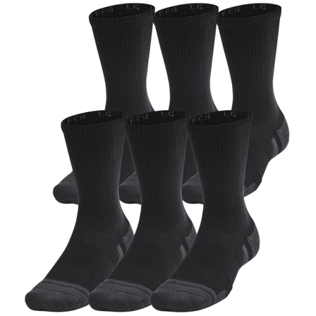 Under Armour UA Performance Tech Crew Unisex 6-pack Black