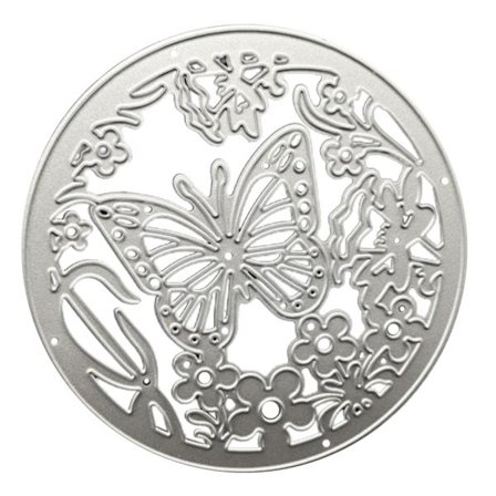 Kukka perhoselle metallileikkurit sapluuna DIY leikekirja-albumipaperiauto