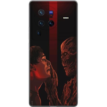 Kompatibel Mobilcover til vivo vivo X80 Pro Mørk fantasyillustration, der viser mødet mellem menneske og monster med stærkt drama og psykologisk in