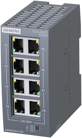 Siemens Scalance XB008 8XRJ45 Nätverksswitch, Dator & surf