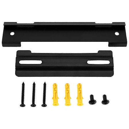 -120 Veggmonteringssett Feste for Solo 5 Soundbar, for Cinemate120, med Skrue og Vegganker, Svart