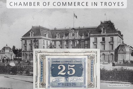 Frankrig 1926 - Nødpengeseddel - 3 pengesedler - Næsten fejlfri eller ucirkulerede