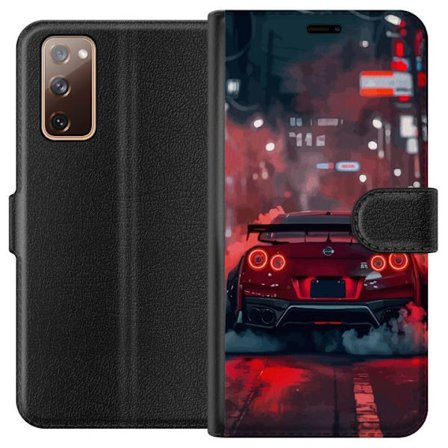 Kompatibelt Lommeboketui til Samsung Galaxy S20 FE Sportsbil Rød Drift Racing Tuning