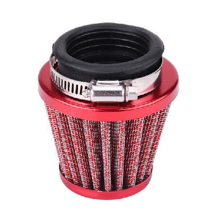 44mm Luftfilter for Gy6 150cc ATV Quad 4-hjuling Go-kart Scooter Moped (Rød)