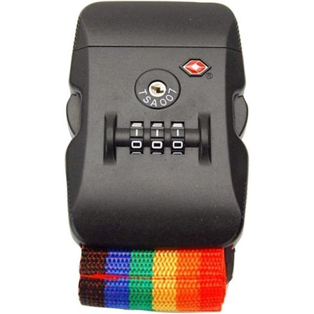 TSA Resväska Strap Rainbow Color