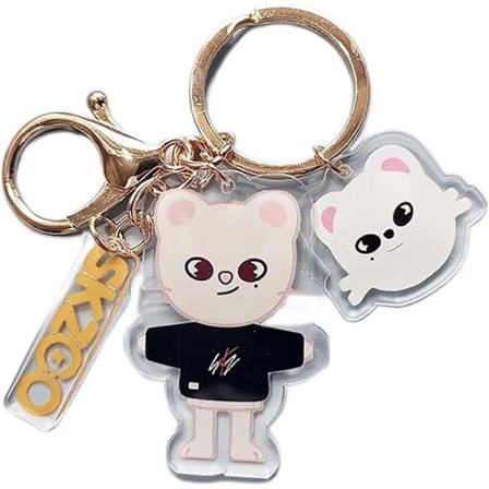 SBSG Kpop Merchandise, Skzoo Nøkkelring Felix Hyunjin Veske Ornamenter Tilbehør Nøkkelring, CAT