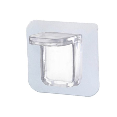 4 stk hyllebrakettpinne, selvklebende klips, sterk skilleveggpinne for kjøkkenskap, bokhyller, skapbraketter, klafflag