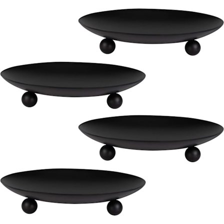 4 stk. Smijern Lysestakebrett Retro Lysestake