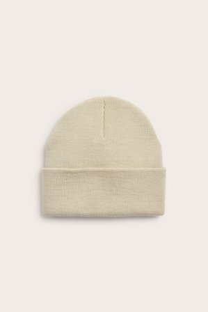 Kappahl | Czapka z dzianiny | Jasnobeżowy