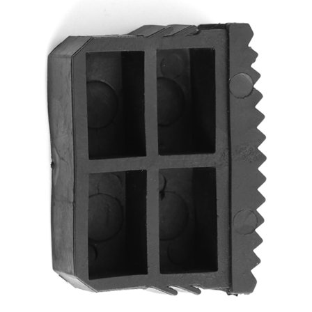 2 st/par Gummifötter för stege, halkfria, ersättningsfötter, matta, kudde, sula, svart