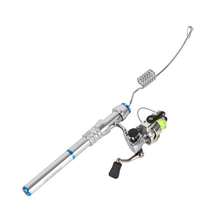 Super liten mini isfiskespinnerstang - isfiskeflåtepakke