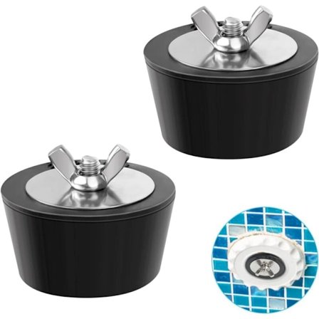 Swimmingpool tilbehør, 2 gummi vinterpropper (diameter 51 mm)
