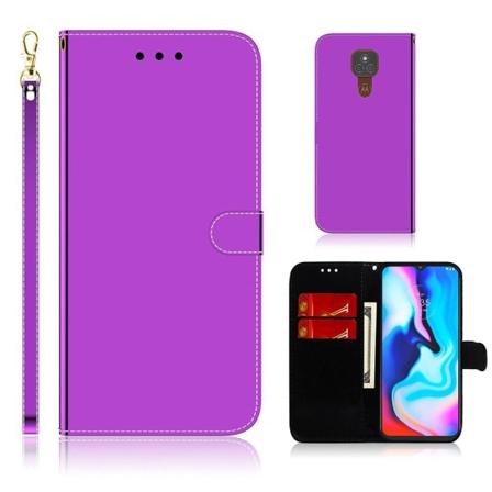 Mirror Motorola Moto E7 Plus fodral - Lila Lila