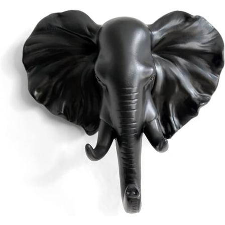 Elephant Head yksiseinäinen koukku/ripustin Eläimen muotoinen takin hattukoukku