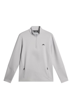 J.Lindeberg - Golf - Aerial Quarter Zip Mid Layer - Grå - Man - S